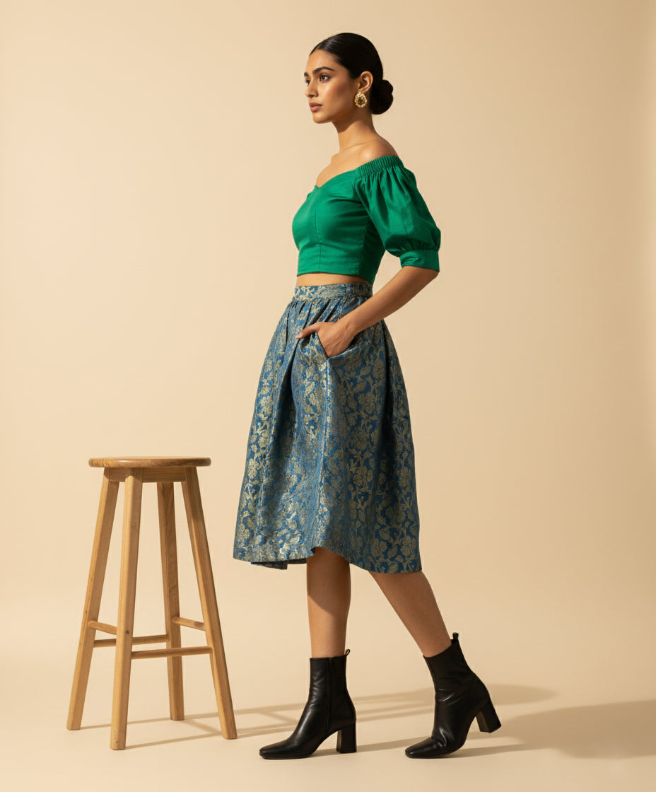 Florin Skirt - With Center Slit